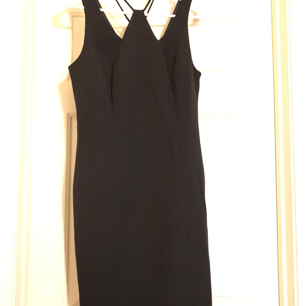 Laundry By Shelli Segal Black Backless Dress